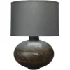 Caisson 23 Inch 150.00 Watt Gun Metal Table Lamp Portable Light