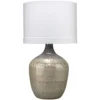 Damsel 35 Inch 150.00 Watt Etched Mercury Glass Table Lamp Portable Light