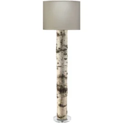 Forrester 69 Inch 150.00 Watt Birch Veneer Floor Lamp Portable Light