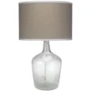Plum Jar 27 Inch 150.00 Watt Clear Table Lamp Portable Light