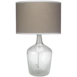 Plum Jar 27 Inch 150.00 Watt Clear Table Lamp Portable Light