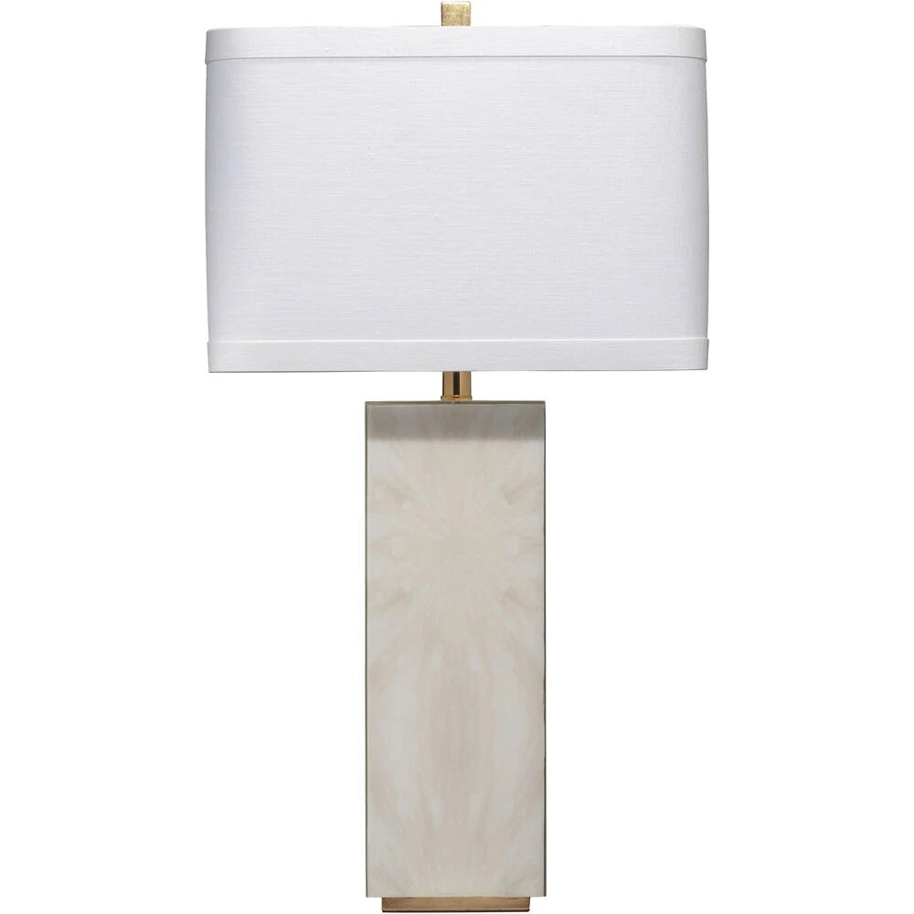 Reflection 28 Inch 150.00 Watt Horn Lacquer W/ Gold Leaf Accents Table Lamp Portable Light