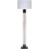 Sheridan 70 Inch 150.00 Watt White Hide & Oil Rubbed Bronze Metal Floor Lamp Portable Light
