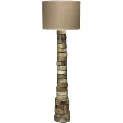 Stacked Horn 60 Inch 150 Watt Horn Floor Lamp Portable Light