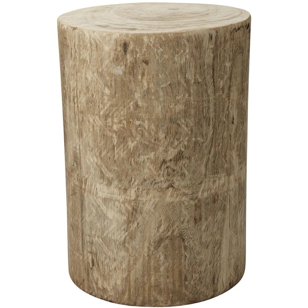 Agave 17.75 X 12 Inch Natural Wood Side Table