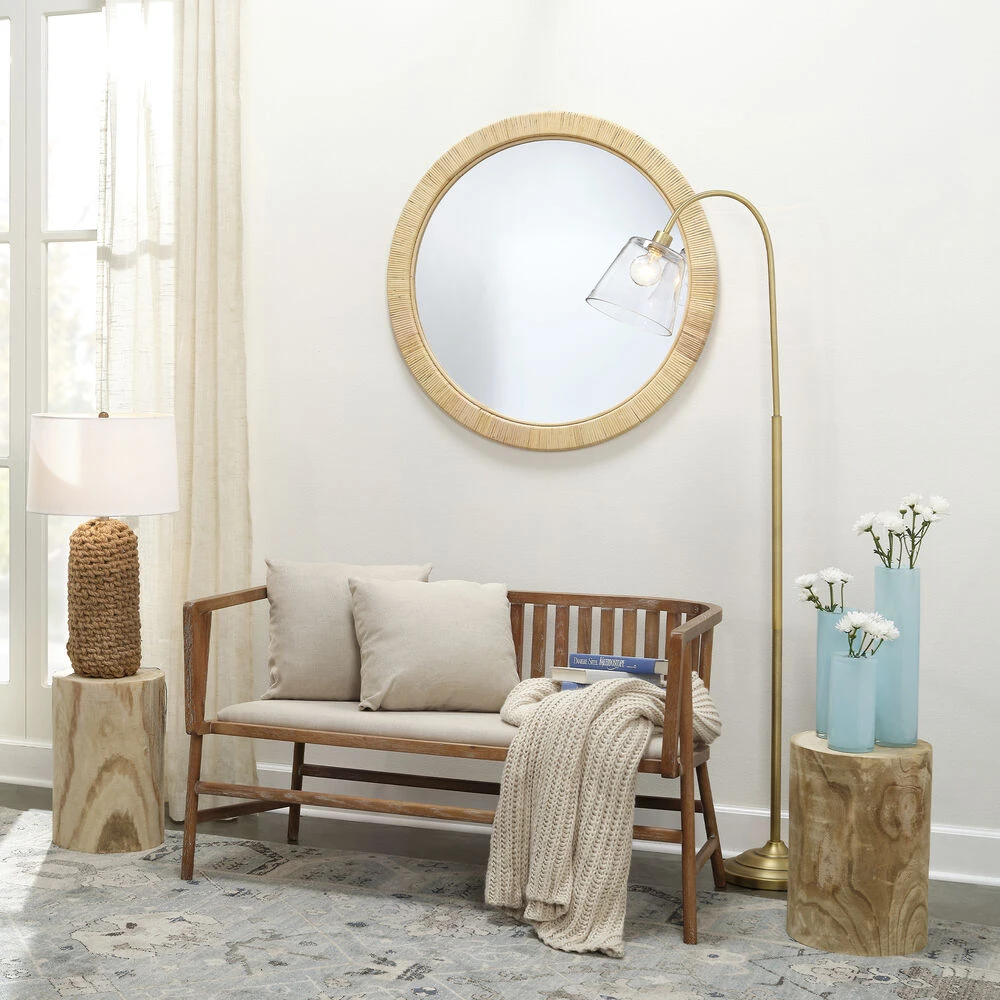 Agave 17.75 X 12 Inch Natural Wood Side Table - Image 6