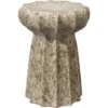 Oyster 18 X 13 Inch Cream Side Table