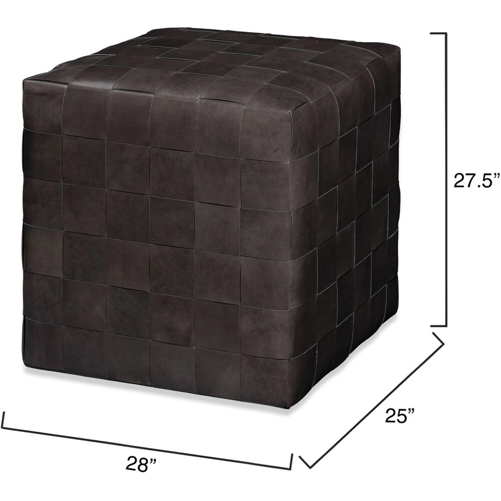 Ottoman 18 Inch Grey Ottoman - Image 3