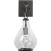 Tear Drop 1 Light 8 Inch Clear Glass & Oil Rubbed Bronze Metal Wall Sconce Wall Light