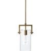 Cambrai 1 Light 6 Inch Antique Brass Pendant Ceiling Light, Small