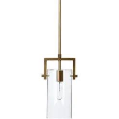 Cambrai 1 Light 6 Inch Antique Brass Pendant Ceiling Light, Small
