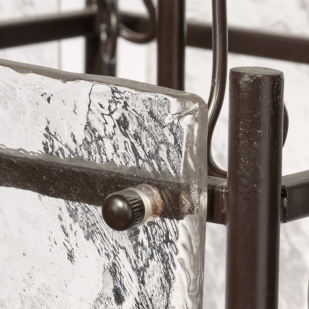 Glenn 4 Light 14 Inch Bronze And Oil Rubbed Bronze Chandelier Ceiling Light, Small - Image 4