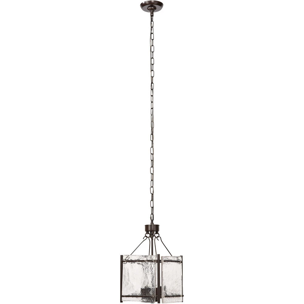 Glenn 4 Light 14 Inch Bronze And Oil Rubbed Bronze Chandelier Ceiling Light, Small - Image 7