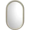 Altitude Oval 39 X 24 Inch Dove Grey Splash Mirror