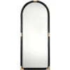 Saltwater 72 X 30 Inch Black Floor Mirror