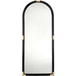 Saltwater 72 X 30 Inch Black Floor Mirror