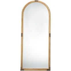 Saltwater 72 X 30 Inch Natural Floor Mirror