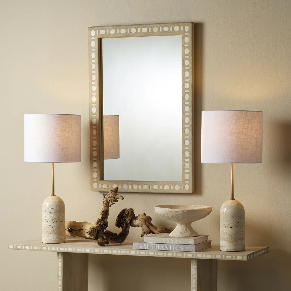 Sama 36 X 24 Inch Natural Mirror - Image 2