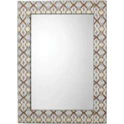 Kaleidoscope 48 X 36 Inch Blue Mirror