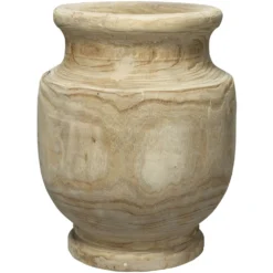 Laguna 17.75 X 13.5 Inch Wooden Vase
