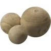 Malibu Natural Wood Wood Balls, Set Of 3