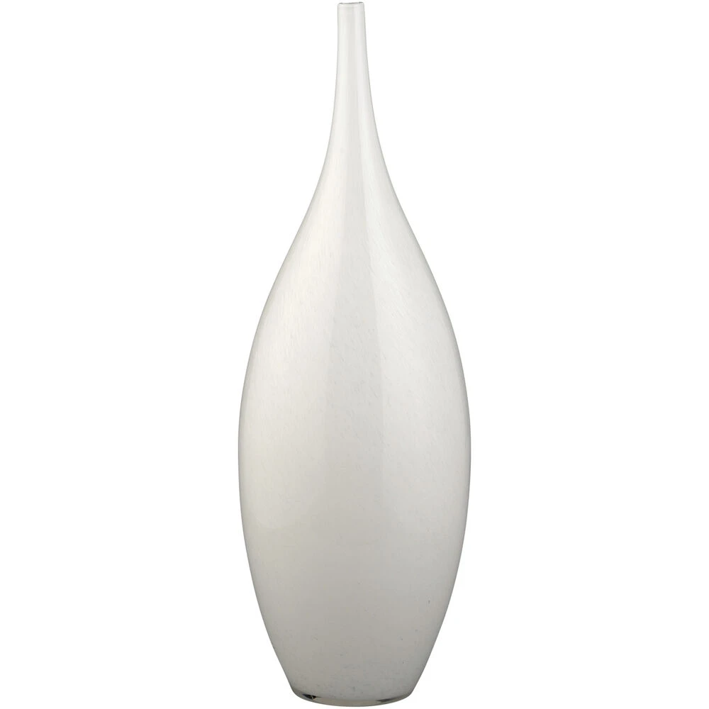 Nymph Decorative 19 X 8 Inch Vases In White Glass, Set Of 3 - Image 8