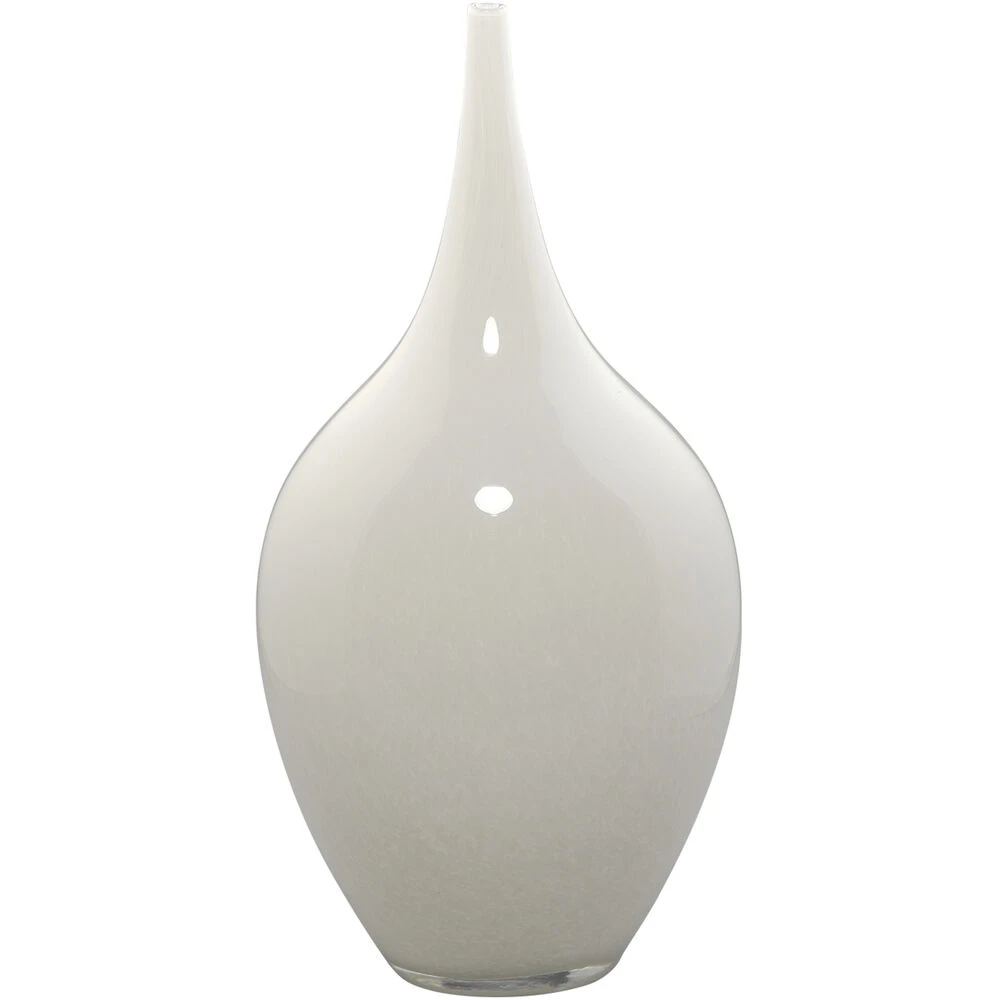 Nymph Decorative 19 X 8 Inch Vases In White Glass, Set Of 3 - Image 9