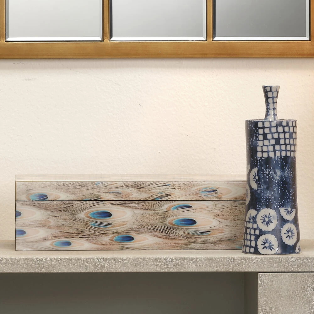 Plume 17.25 Inch White Box - Image 2