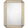 Serai 44 X 32 Inch Antique Brass Mirror