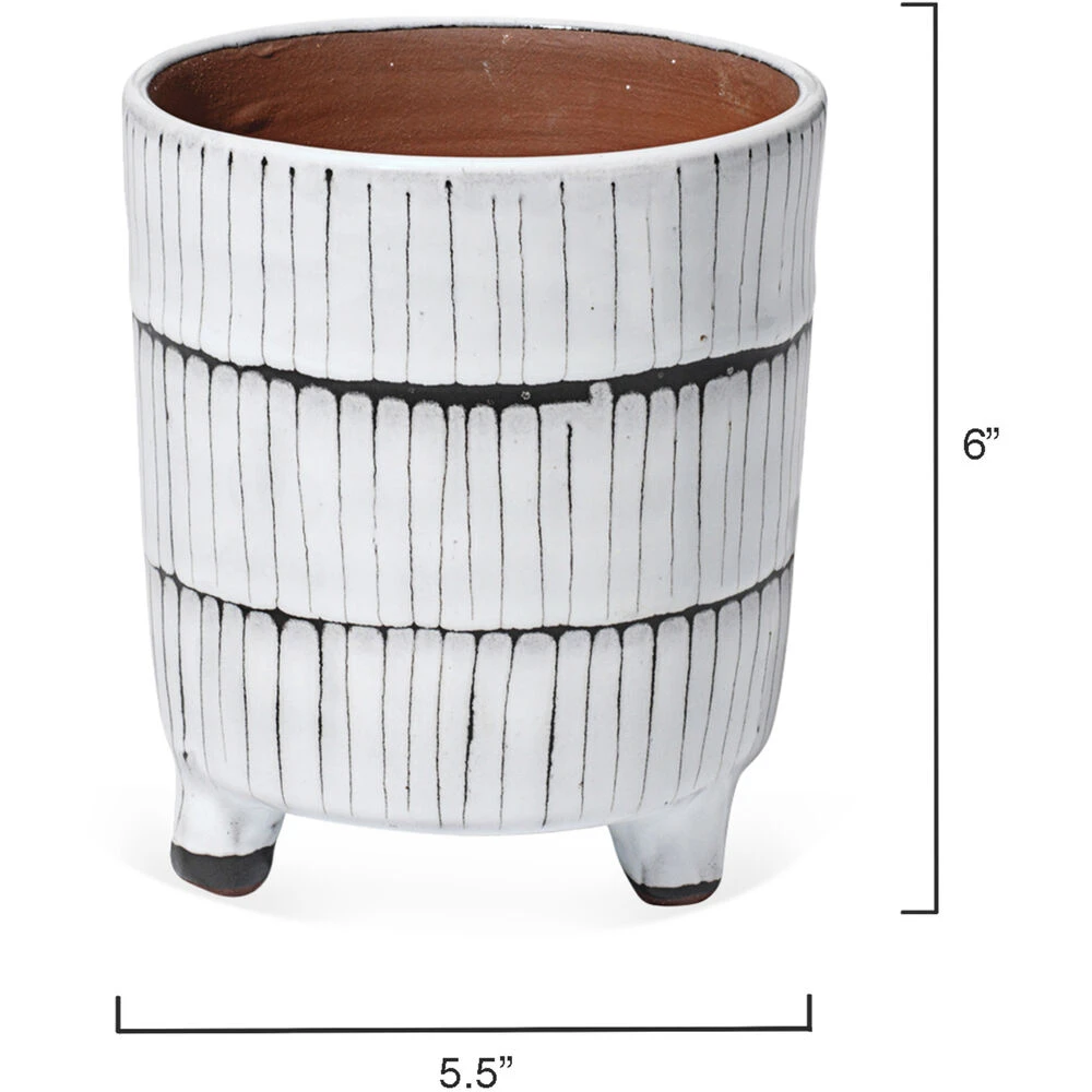 Striae 12 X 5 Inch Vessels, Set Of 3 - Image 3