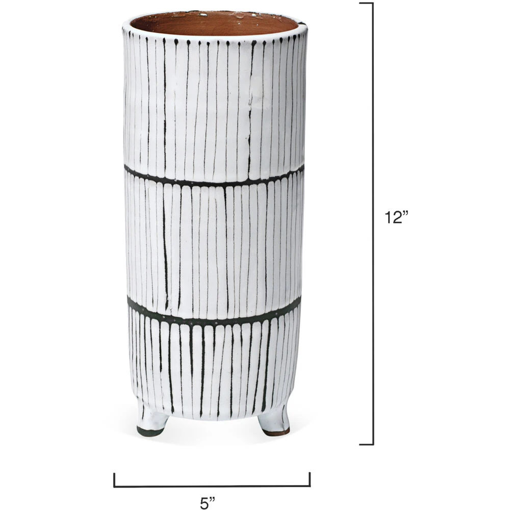 Striae 12 X 5 Inch Vessels, Set Of 3 - Image 5