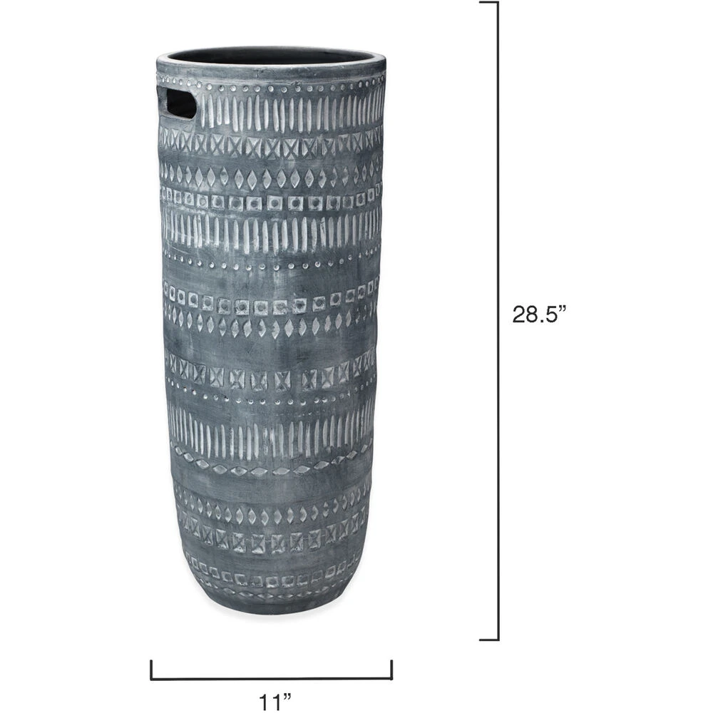 Zion Ceramic 29 X 11 Inch Vase - Image 3