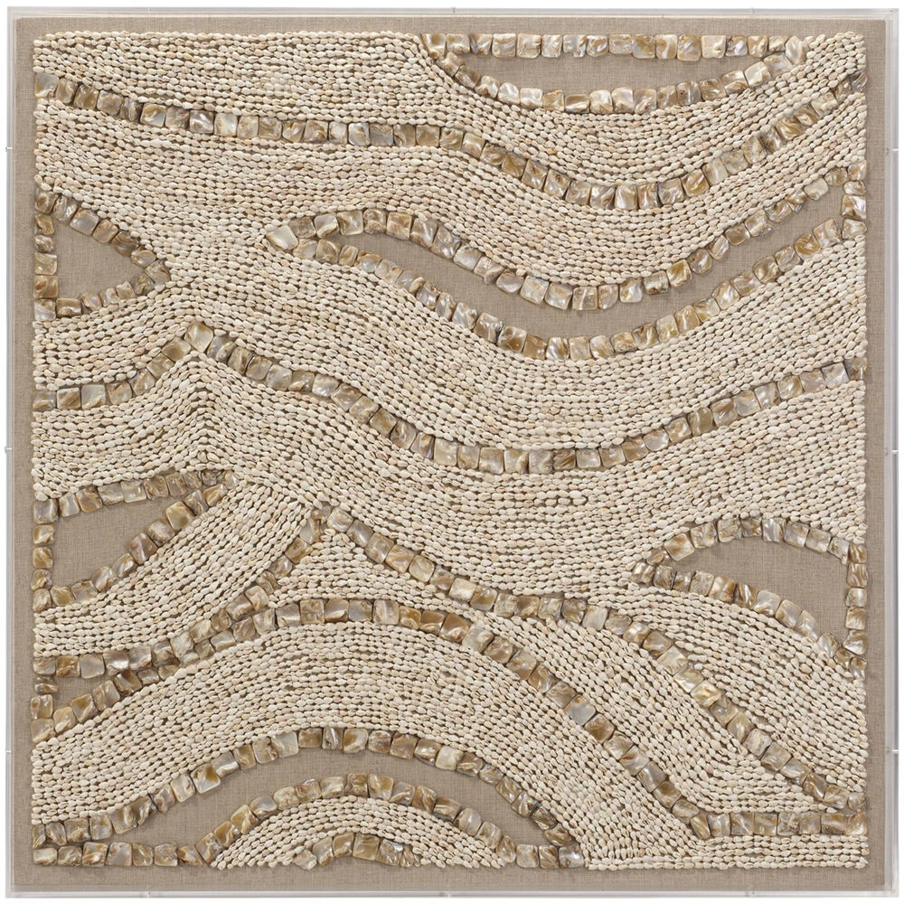 Big Wave Natural Shell Wall Art