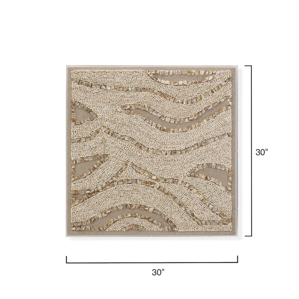 Big Wave Natural Shell Wall Art - Image 3