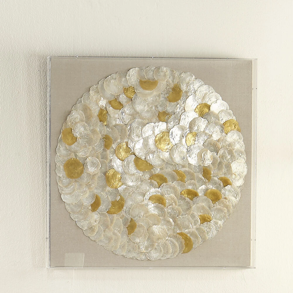 Tahiti Cream Shell Wall Art - Image 2