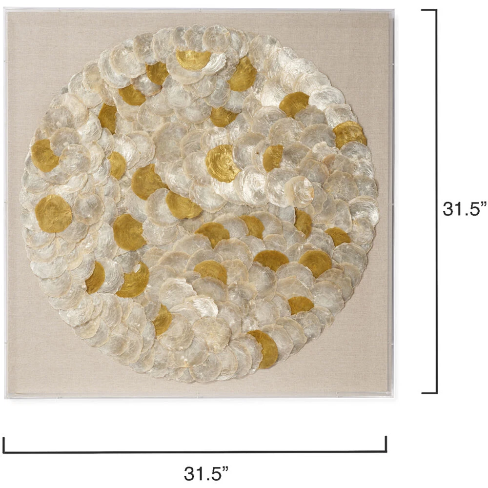 Tahiti Cream Shell Wall Art - Image 3