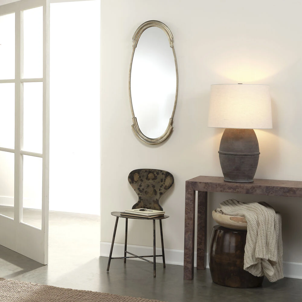 Antiquity 32 Inch 150.00 Watt Dark Grey Table Lamp Portable Light - Image 5