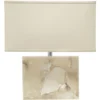 Borealis 24 Inch 150.00 Watt White Table Lamp Portable Light