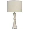 Commonwealth 31 Inch 150.00 Watt White Faux Alabaster Table Lamp Portable Light