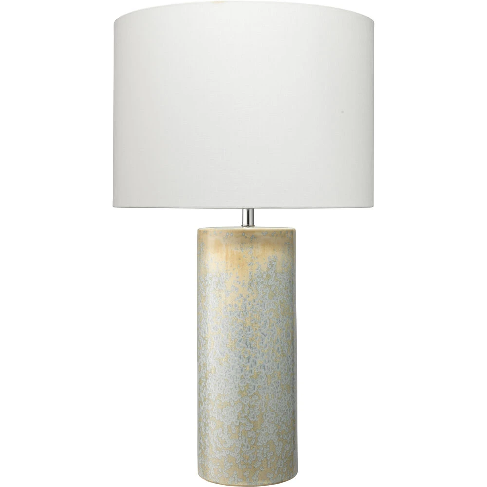 Easton 29.25 Inch 100 Watt Seafoam & Cream Reactive Glaze Table Lamp Portable Light