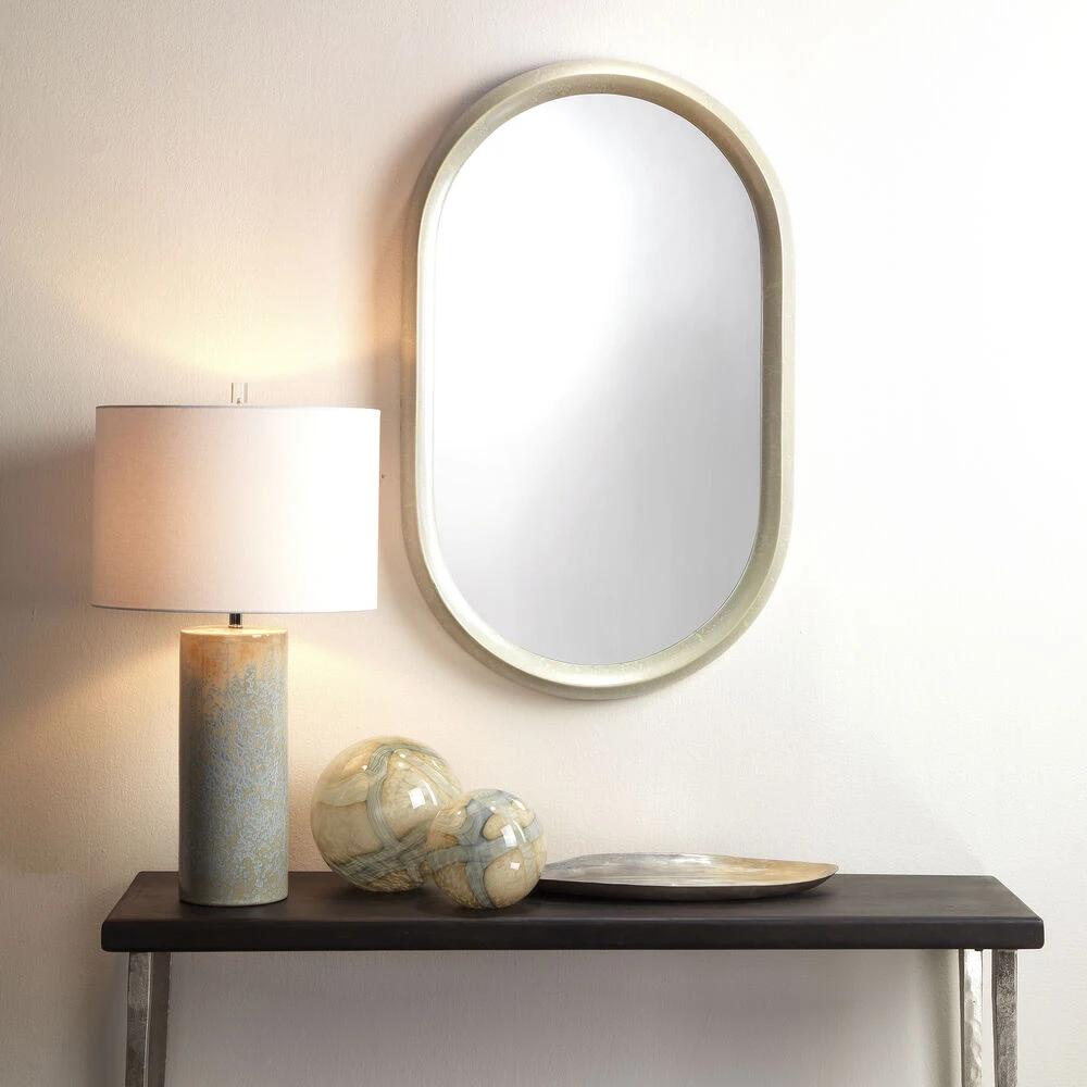 Easton 29.25 Inch 100 Watt Seafoam & Cream Reactive Glaze Table Lamp Portable Light - Image 2