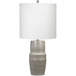 Goodman 30 Inch 100.00 Watt Grey Table Lamp Portable Light