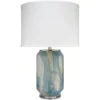 Helen 27 Inch 150.00 Watt Pale Blue Table Lamp Portable Light