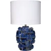 Helios 30.5 Inch 150.00 Watt Cobalt Blue Table Lamp Portable Light