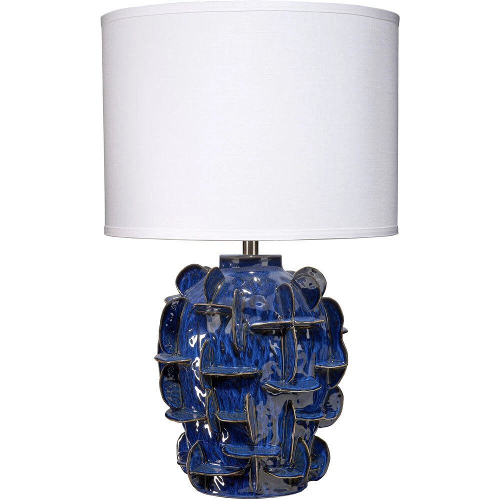 Helios 30.5 Inch 150.00 Watt Cobalt Blue Table Lamp Portable Light