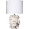 Helios 30.5 Inch 150.00 Watt White Table Lamp Portable Light