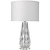 Laurel 26 Inch 150.00 Watt Clear Glass Table Lamp Portable Light