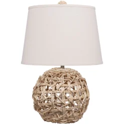 Maui 24.5 Inch 60 Watt Natural Table Lamp Portable Light