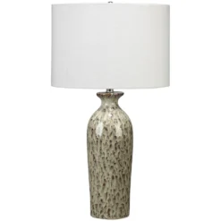 Nomad 30 Inch 100.00 Watt Brown Reactive Glaze Ceramic Table Lamp Portable Light