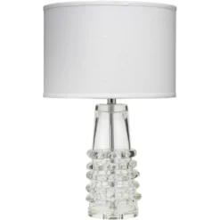 Ribbon 24 Inch 150.00 Watt Clear Glass Table Lamp Portable Light